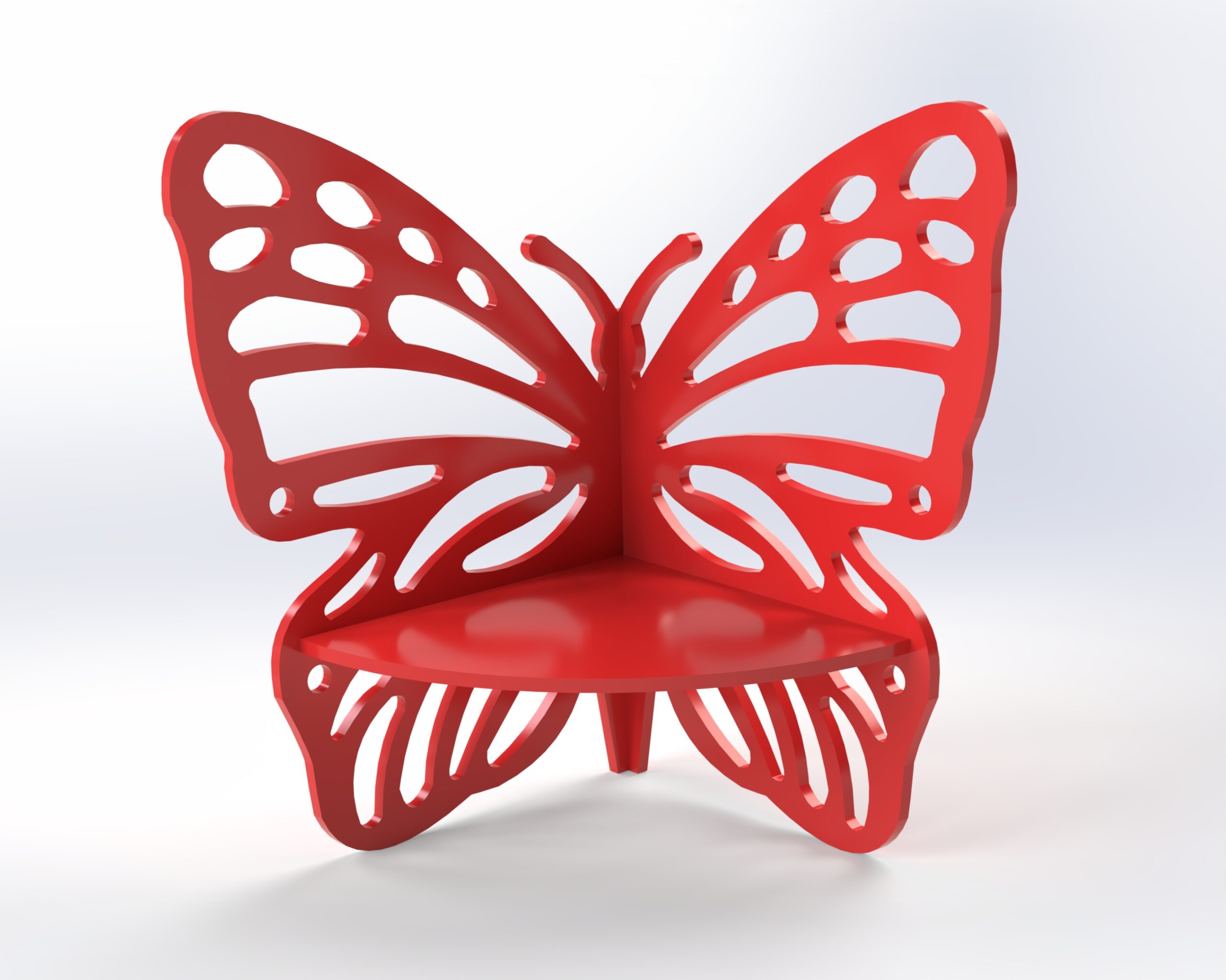 46a855_41e56f3ccfdf4f099f1ffbfd3c7853eamv2.jpg Ugaona polica za zid - leptir - Image 1