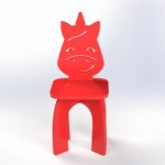 Stolica za decu - jednorog